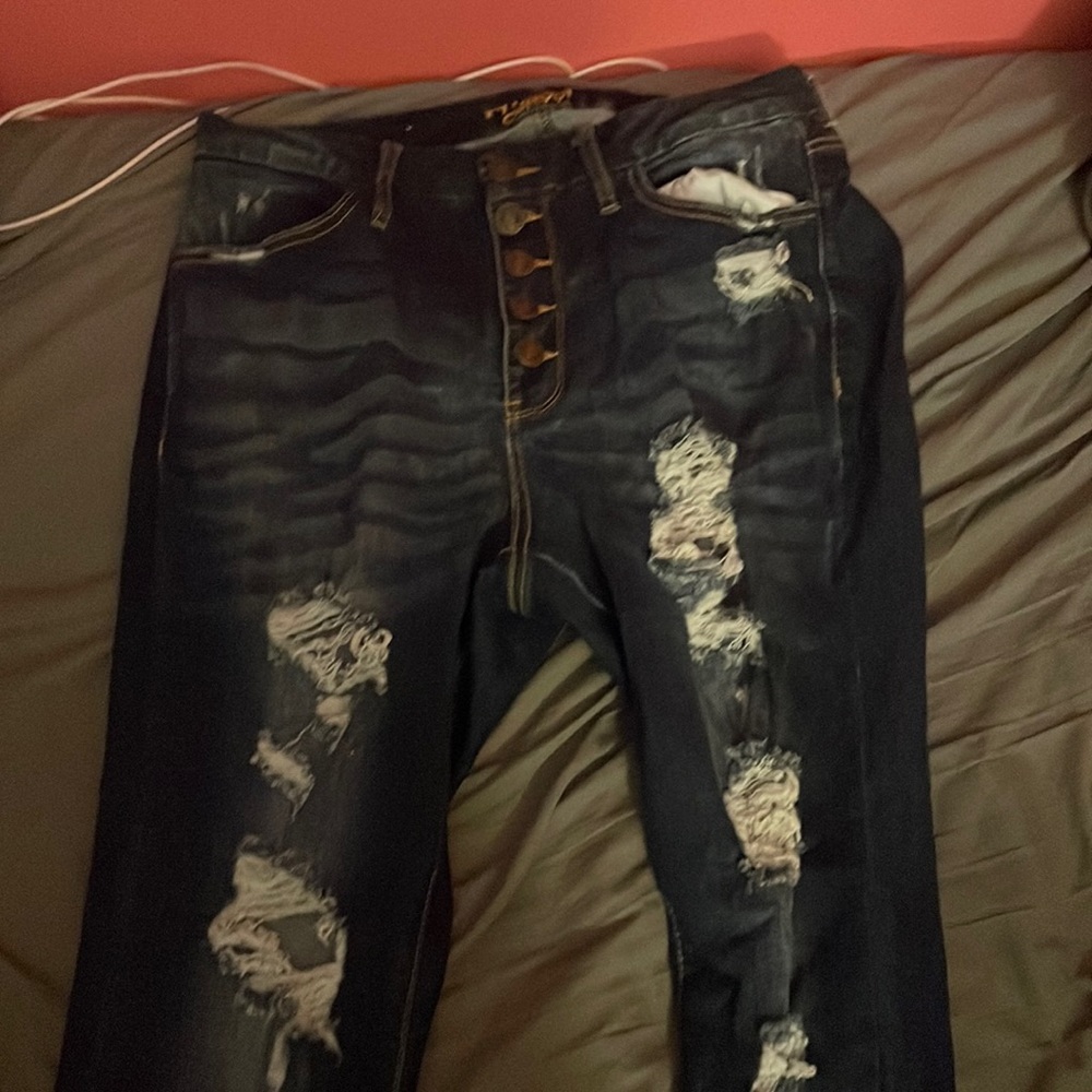 Size 16 CURVY high rise ankle jegging jeans.